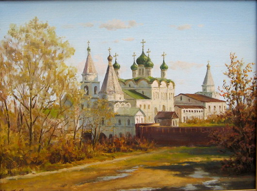 Осень.  Печерский монастырь